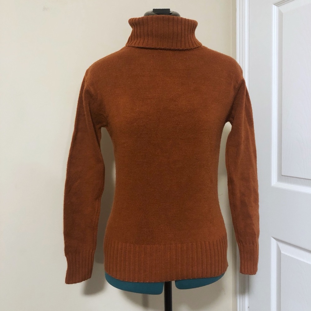 🌷 (3/$25) Turtleneck Sweater (Burnt Orange)